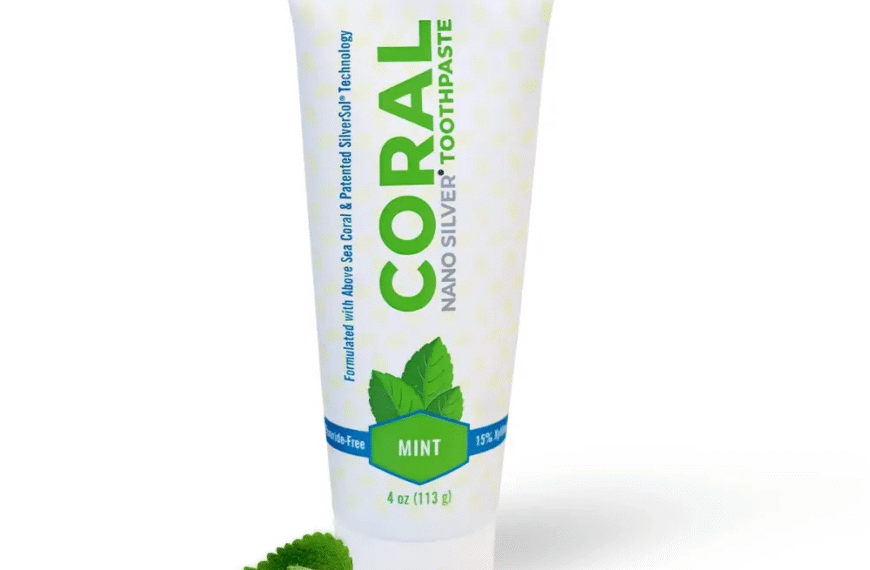 Natural toothpaste and Coral calcium toothpaste for brighter, healthier smiles